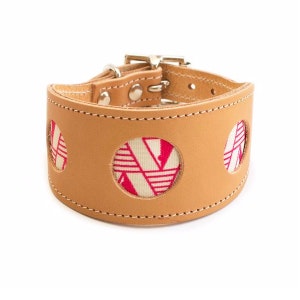 Geo Pink Hound Collar by Hiro + Wolf