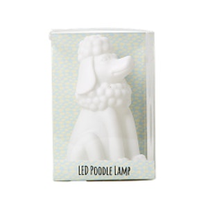 Colour Changing Poodle LED Lamp by