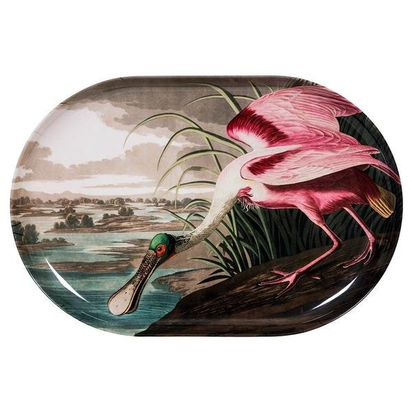 Roseate Spoonbill Long Platter by CollardManson