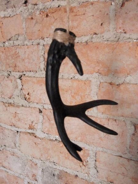 Black Antler Wall Hanging by CollardManson