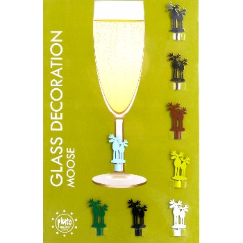 Glass Decoration Moose by Pluto Produkter