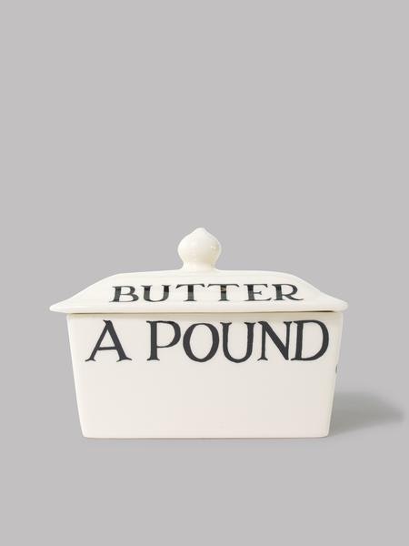 Black Toast Butter Dish by Emma Bridgewater