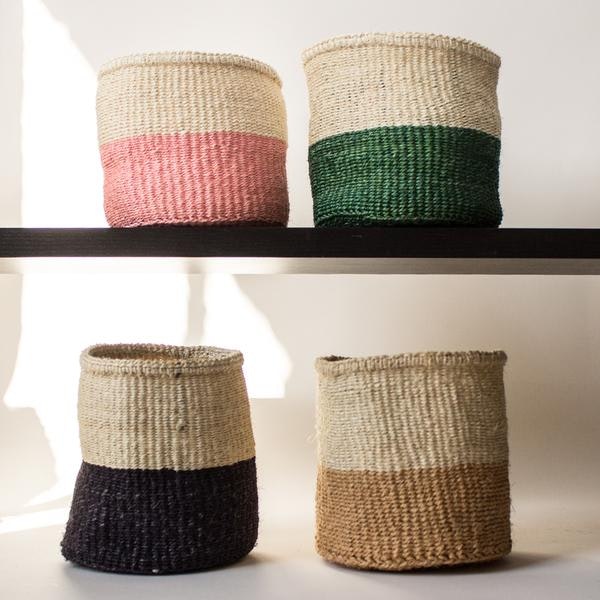 Colour Block Baskets by From Afar