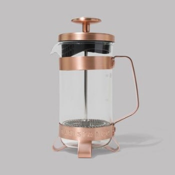 Copper 3-Cup Cafetiere Coffee Maker by Barista & Co