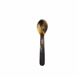 Hand Carved Horn Small Spoon by Madam Stoltz