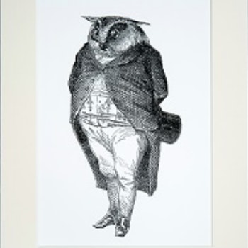 Metamorphosis: Owl Print by