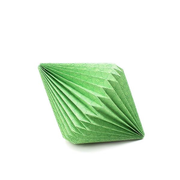 Green Recycled Paper Light Shade by Artisans & Adventurers
