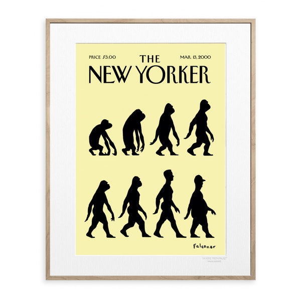 New Yorker Cover Evolution Print by Distinctly Living