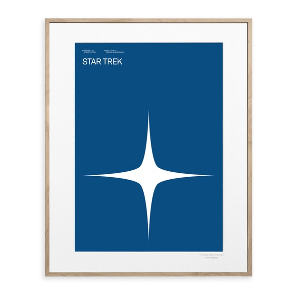 Series Star Trek Print by Distinctly Living