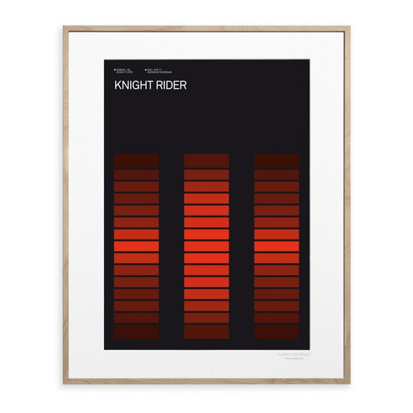 Series Knight Rider Print by Distinctly Living