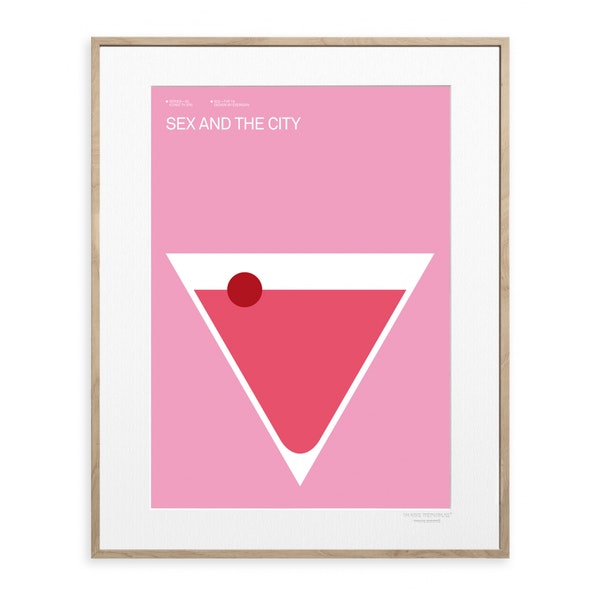 Iconic Tv Series Print Sex The City by Distinctly Living