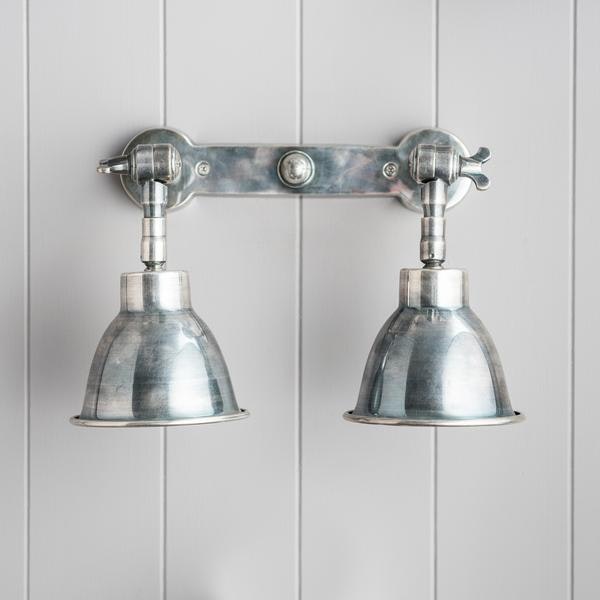 Double Nickel Wall Lamps by Distinctly Living