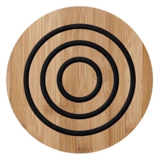 Classic Round Bamboo Trivet by Ladelle