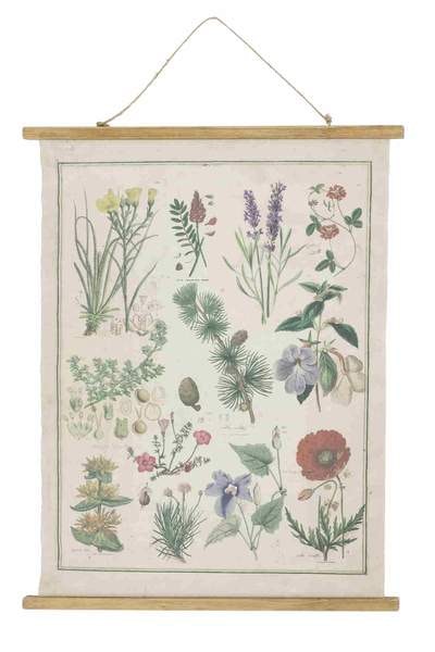 Floral Canvas Wall Hanging by CollardManson