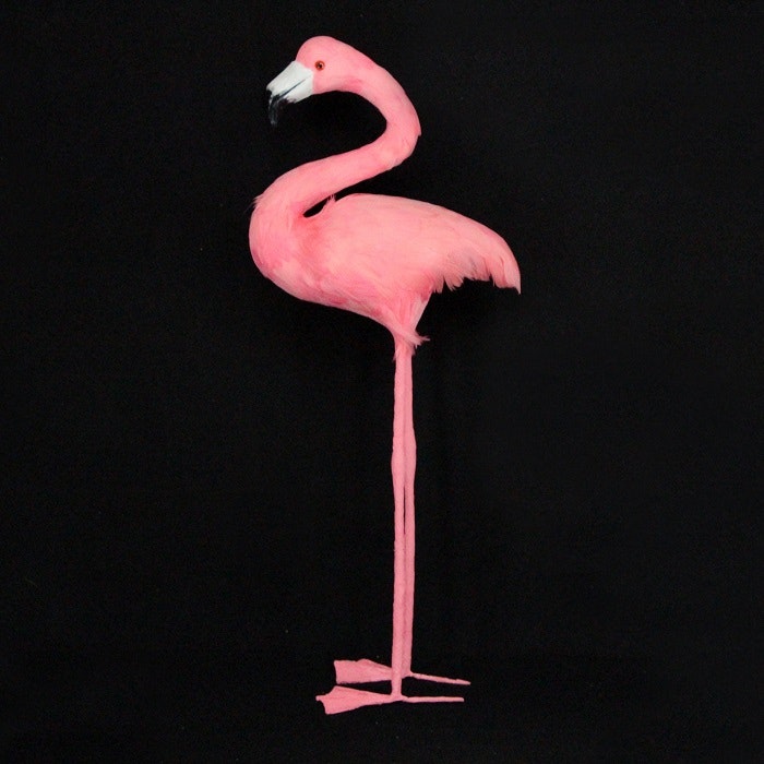 Pink Flamingo Standing Decoration by Gisela Graham