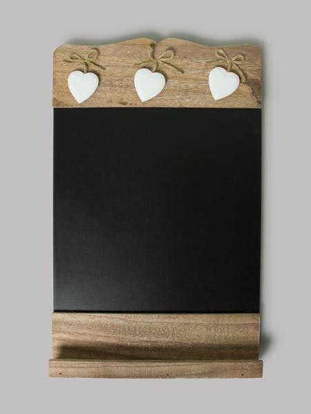 3 Heart Chalk Board by Sass & Belle