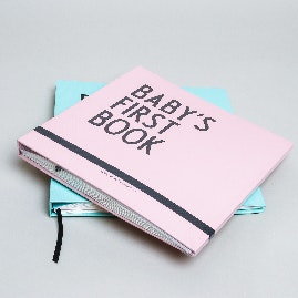 Pink Babys First Book by Design Letters