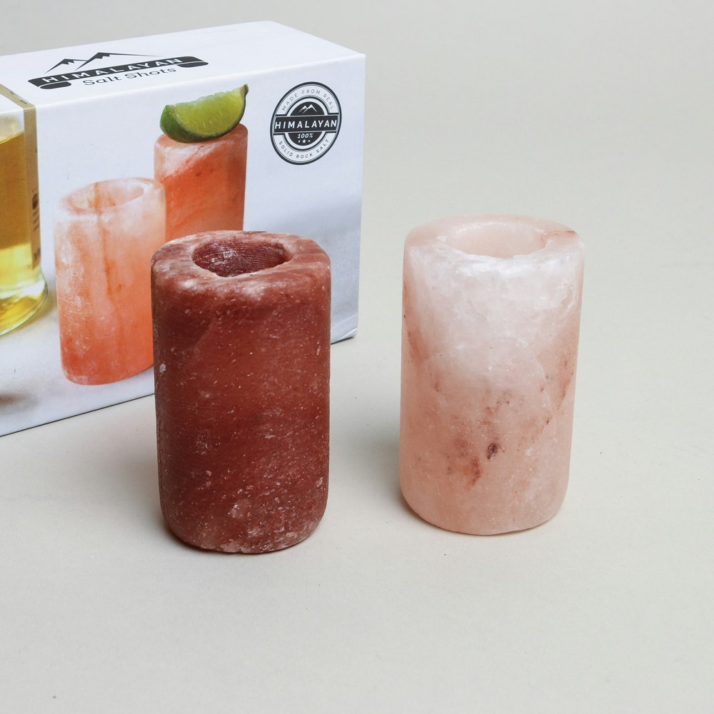 Set Of 2 Himalayan Salt Shot Glasses by Root 7