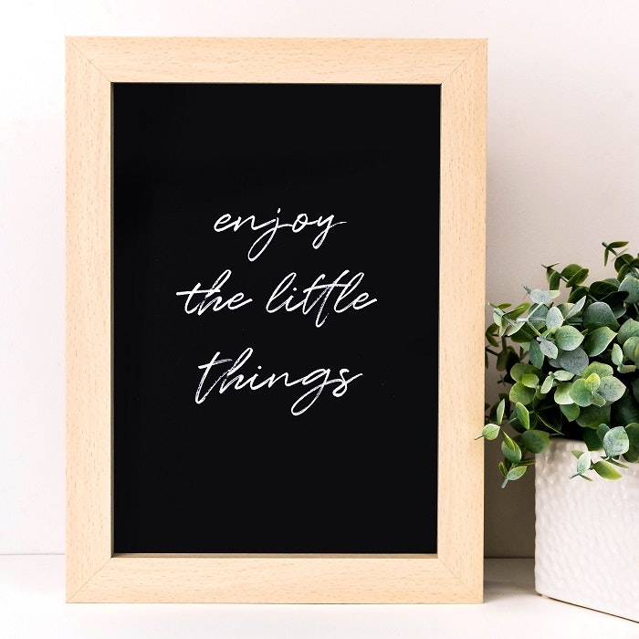 Enjoy The Little Things Art Print by Coulson Macleod