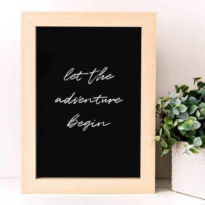 Let The Adventure Begin Art Print by Coulson Macleod