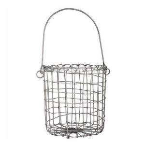 Small Iron Wire Basket by CollardManson