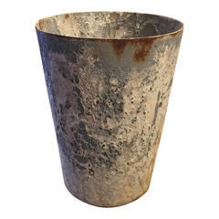 Rustic Metal Plate Pot by Kagu Interiors