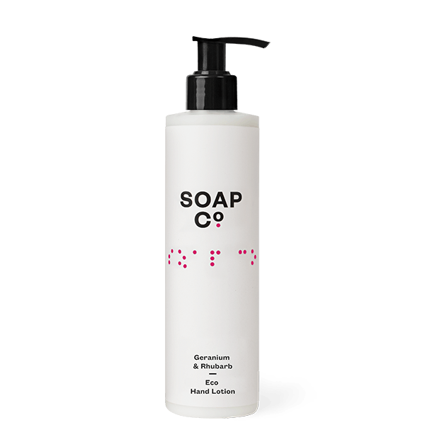 Geranium Rhubarb Hand Lotion by The Soap Co