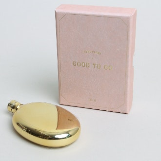 Gold Hip Flask by Men's Society