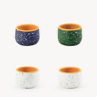 Small Speckled Terracotta Planter by casa atlantica