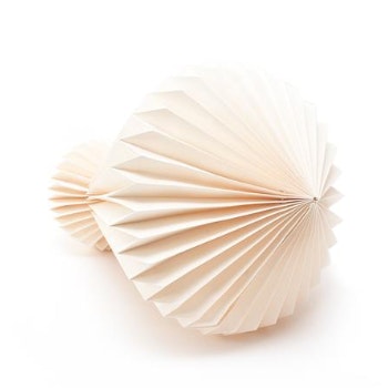Natural Recycled Paper Light Shade by Artisans & Adventurers