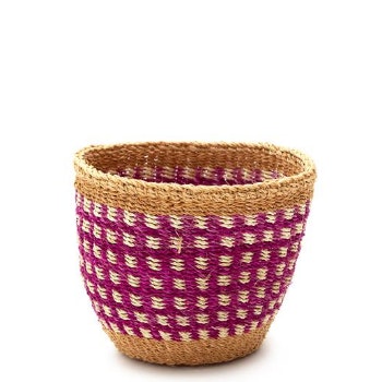 Small Dontila Woven Basket by From Afar