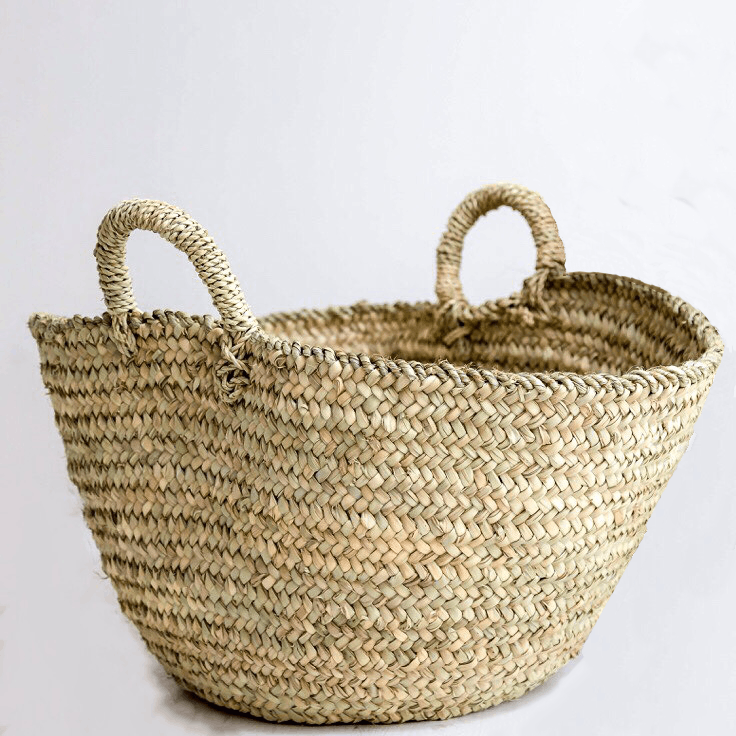 Medium Handmade Palm Leaf Basket by Musango Ideas