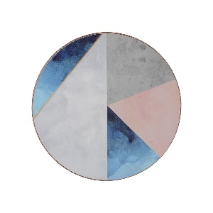 Set of 4 Contemporary Round Coasters by Distinctly Living