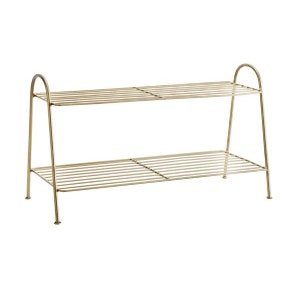 Brass Wire Shoe Rack by Madam Stoltz