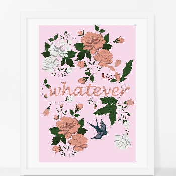 Whatever Print A3 by Five And Dime
