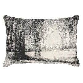 Printed Willow Landscape Cushion by CollardManson