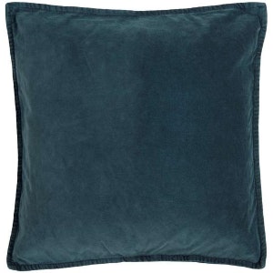 Petrol Blue Velvet Cushion by Ib Laursen