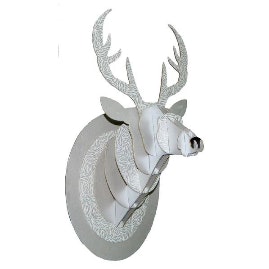 Large Silver Deer Trophy by Supplement DAM