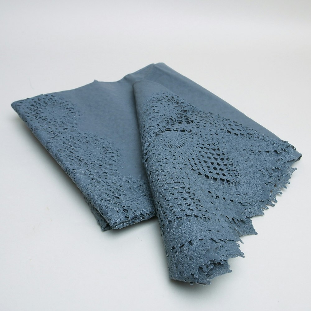 Smoke Vinyl Lace Waterproof Tablecloth by Fiorirà