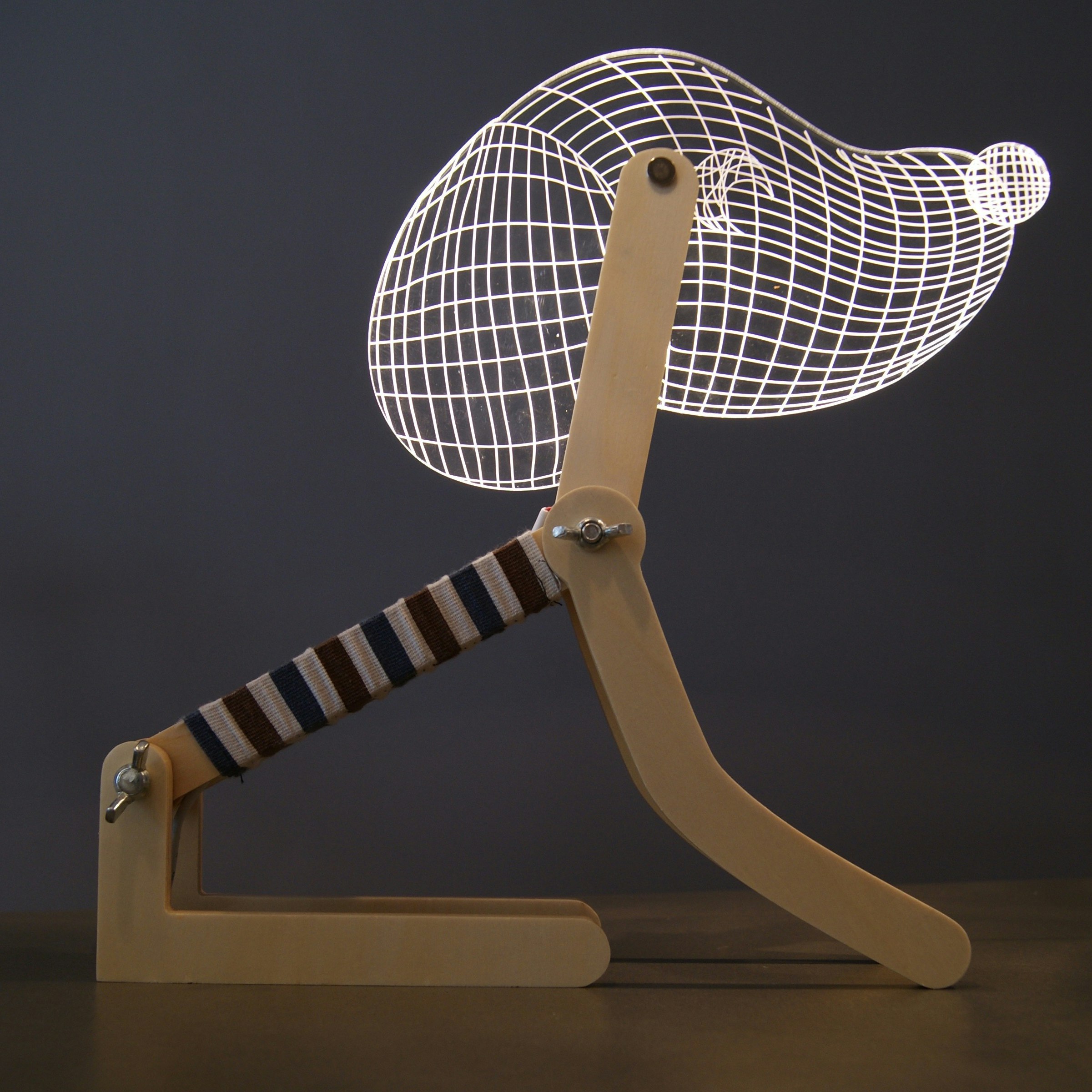 Pup illusion lamp by Distinctly Living