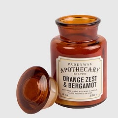 Orange Zest And Bergamot Apothecary Candle by CollardManson