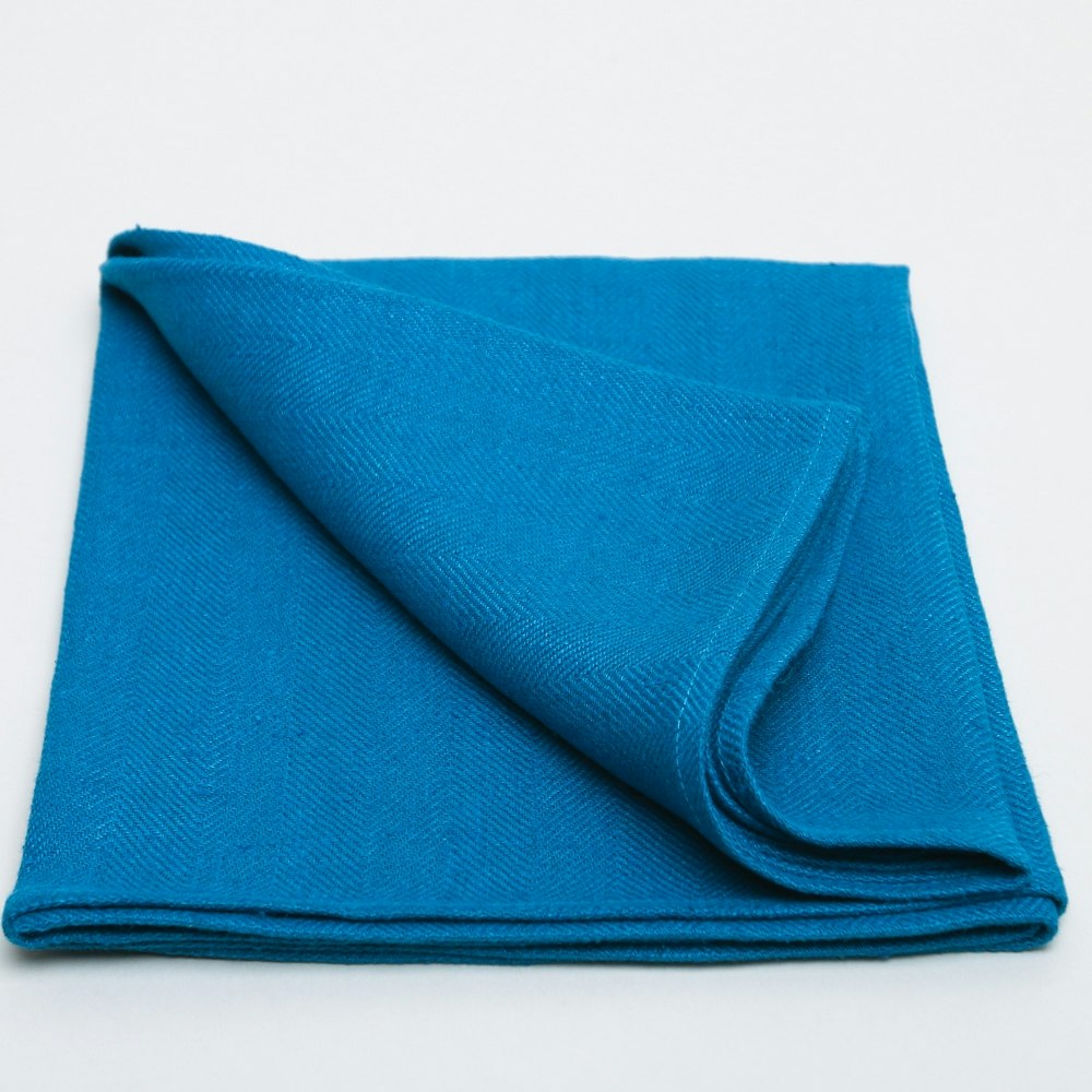 Marine Blue Claudette Table Runner by Printer + Tailor In The House