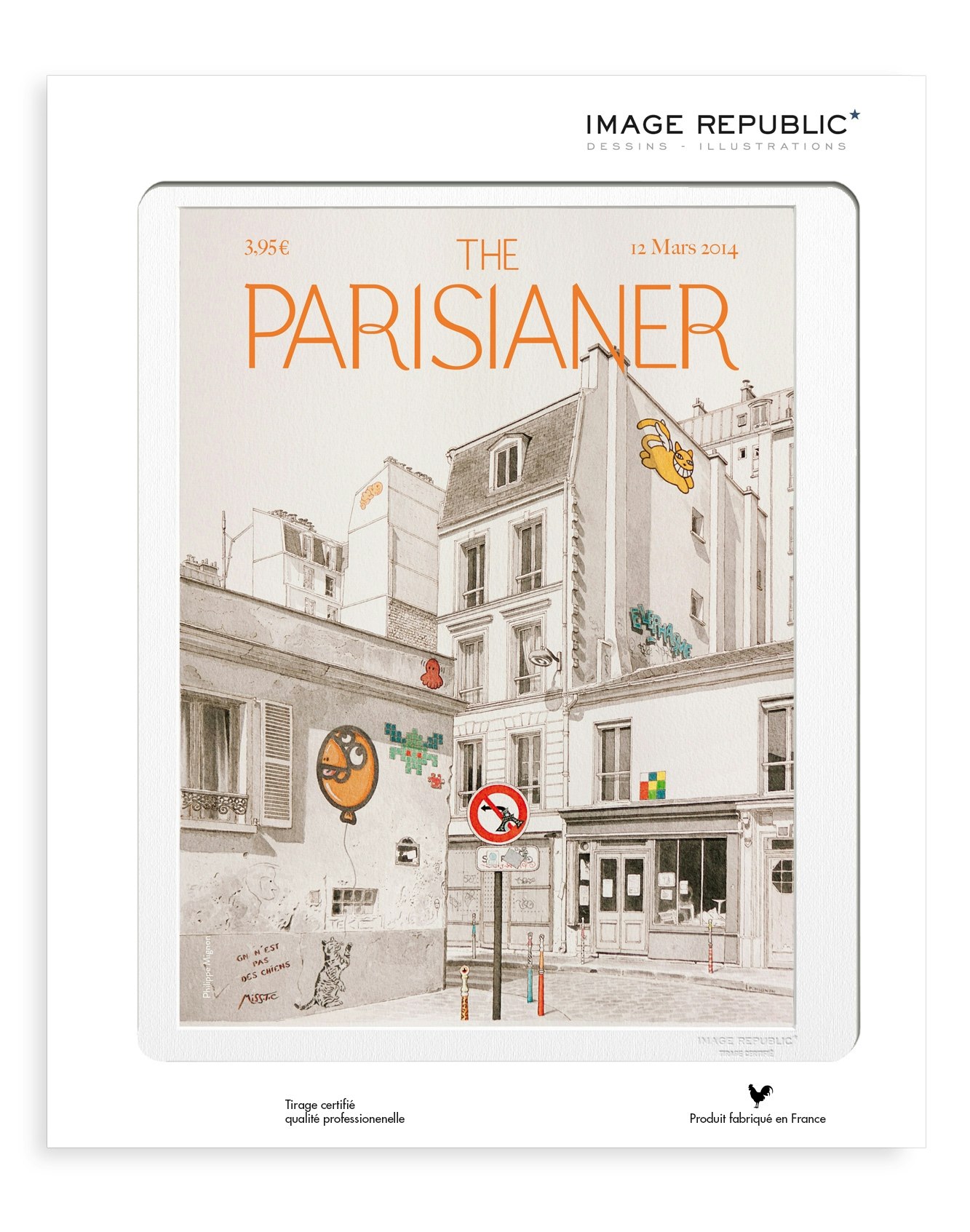 N 12 The Parisianer Mignon Print by