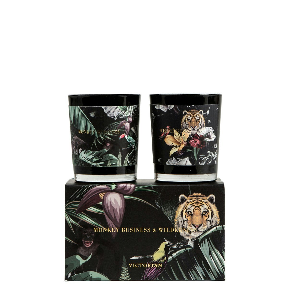Monkey Business & Wilderness Votive Soy Wax Candles by On Interiör