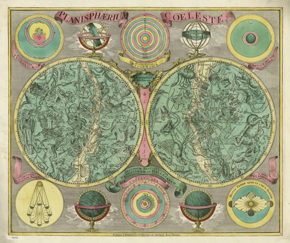 Celestial Chart Map by Cuemars