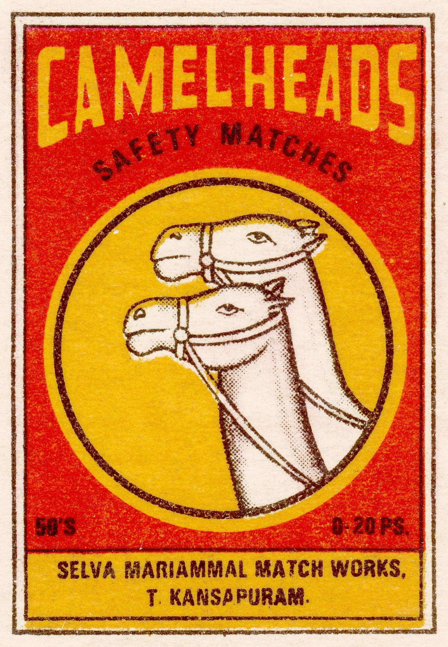 Camel Heads Matchbox by Cuemars