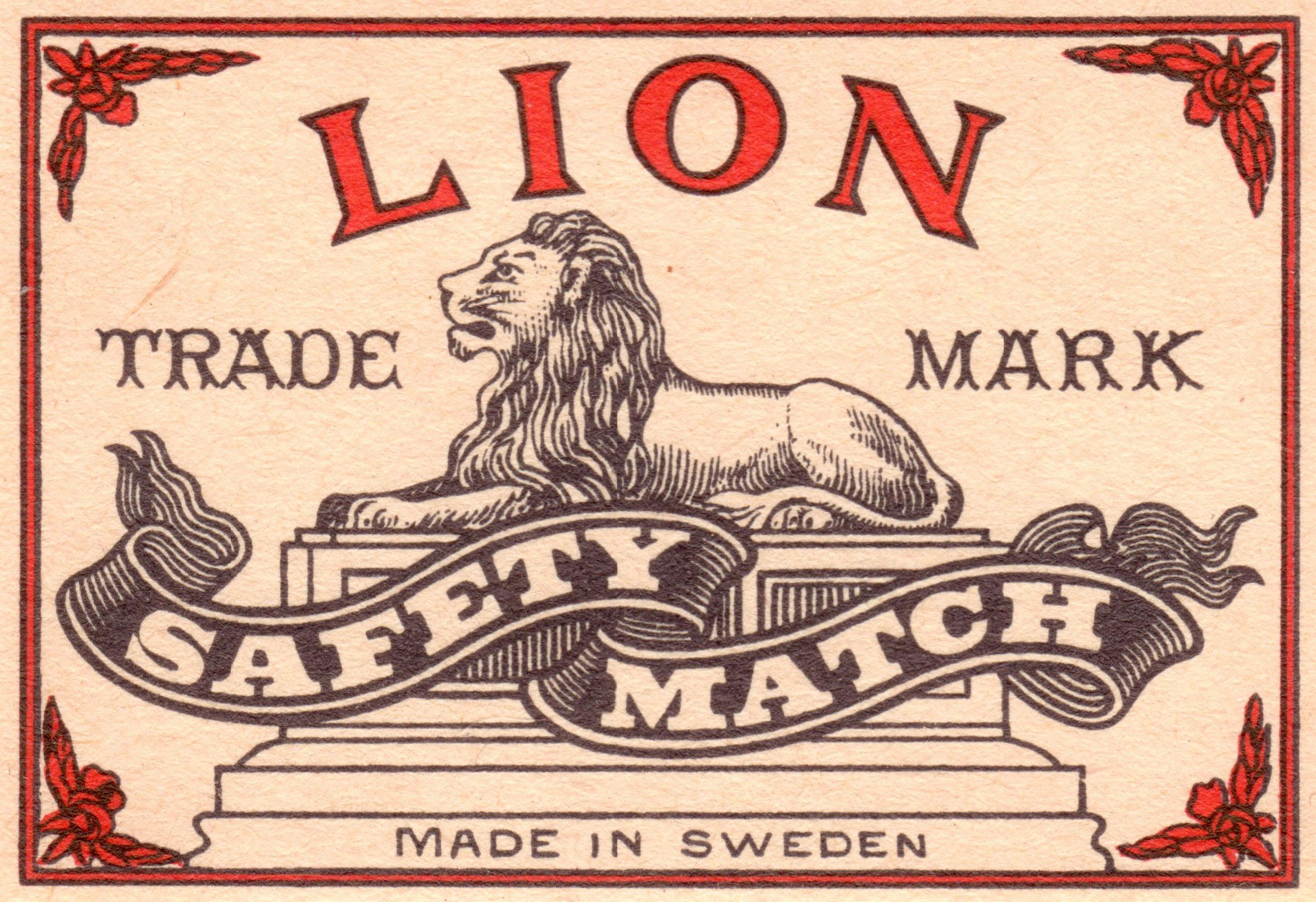Lion Trade Mark Matchbox by Cuemars