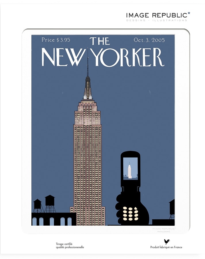 The New Yorker 16 Ware Empire State Print by