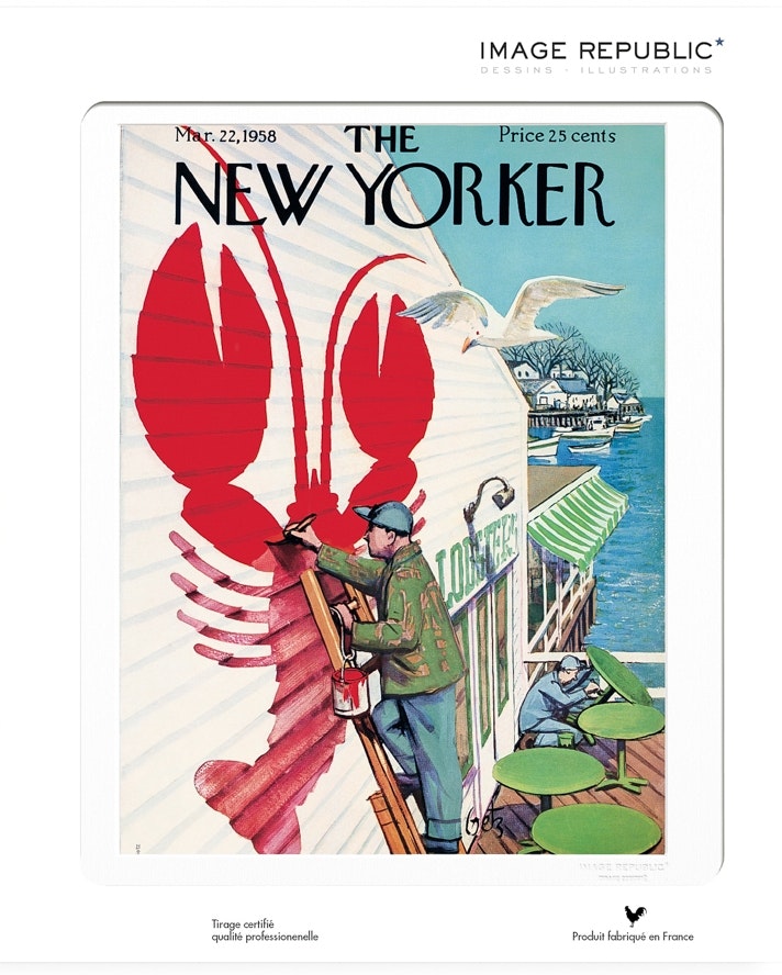 The New Yorker 126 Getz Lobster Print by