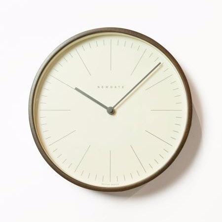 Dark Wood Mr Clarke Clock by Newgate